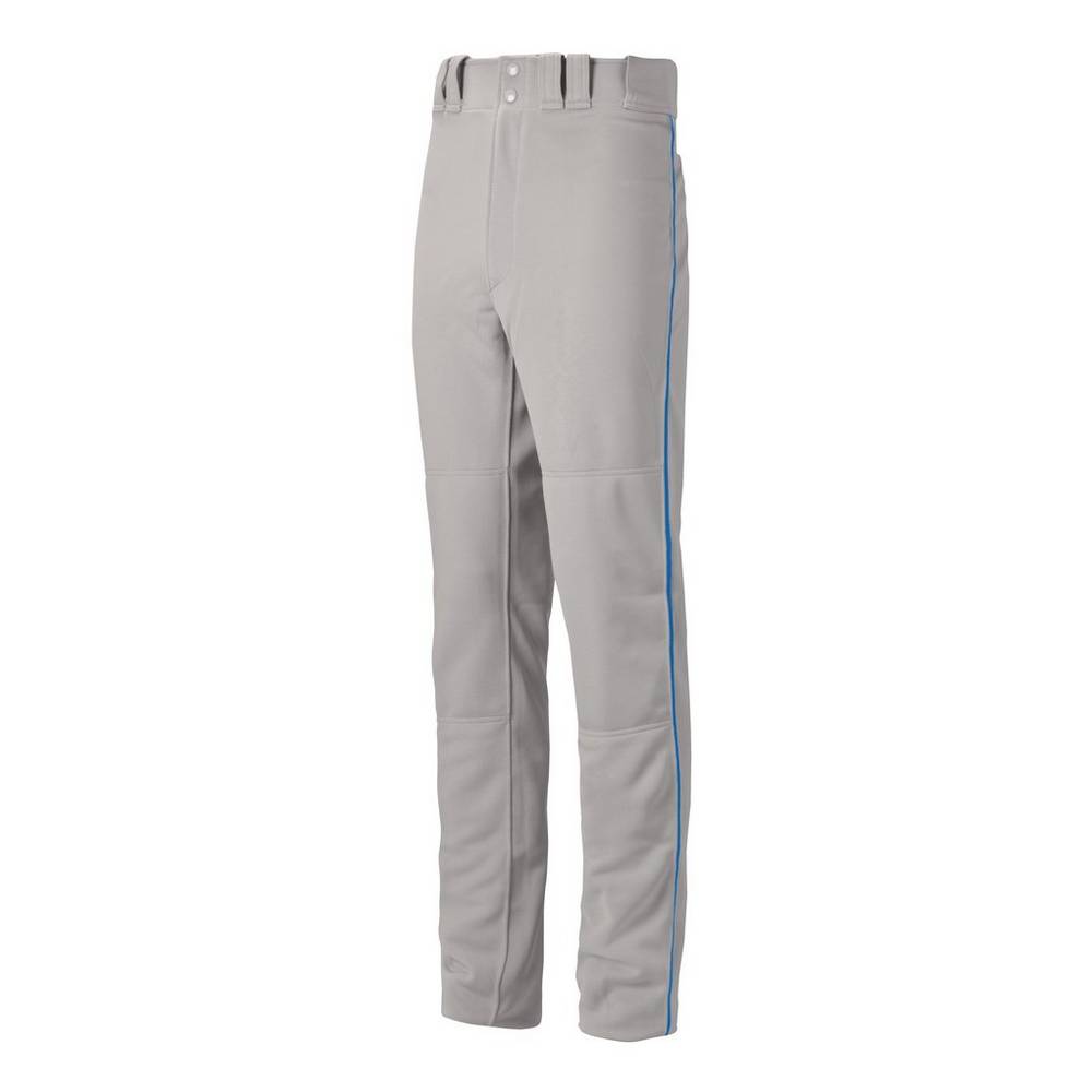 Pantalones Mizuno Beisbol Premier Pro Piped G2 Para Hombre Grises/Azul Rey 5439608-YZ